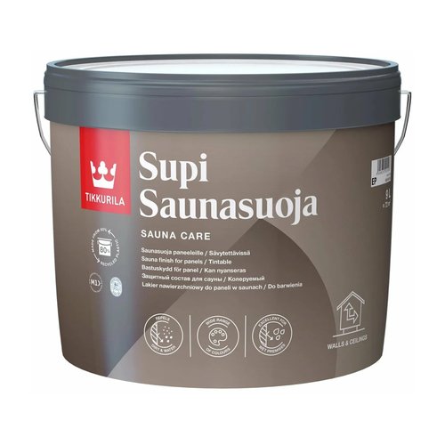 Обработка внутри защитным составом SUPI SAUNA TIKKURILA